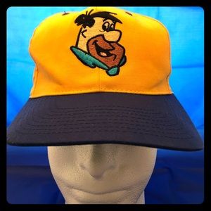 Vintage 1993 Fred Flintstone Snapback hat / cap